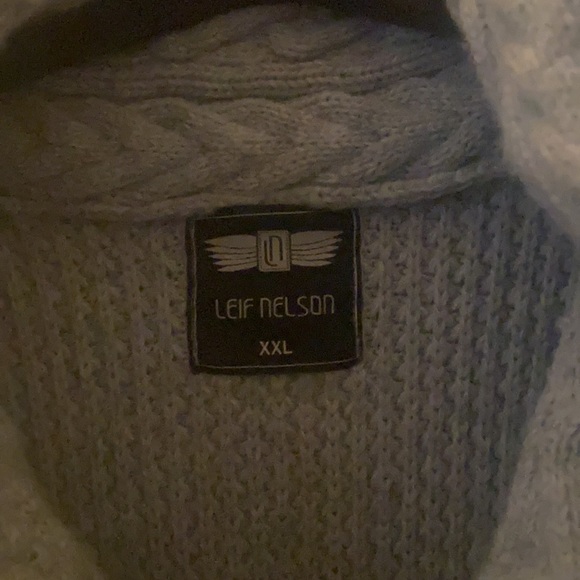 Leif Nelson sweater in great condition. It says XXL but runs extremely small. - Picture 4 of 5